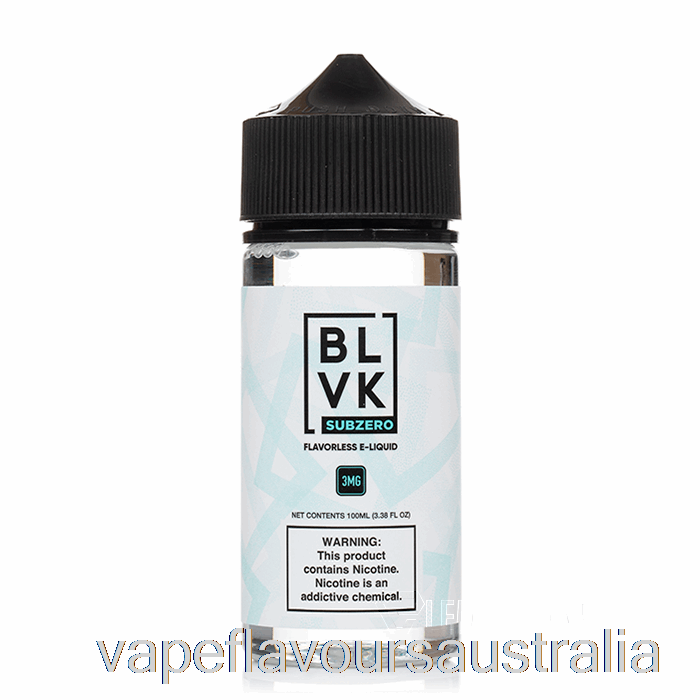 Vape Australia Sub Zero - BLVK - 100mL 3mg